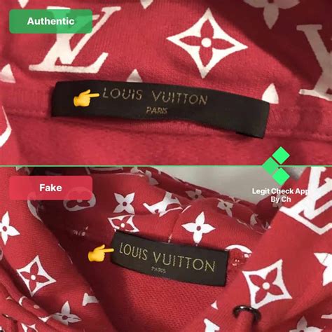 supreme lv hoodie real vs fake|how to legit check supreme.